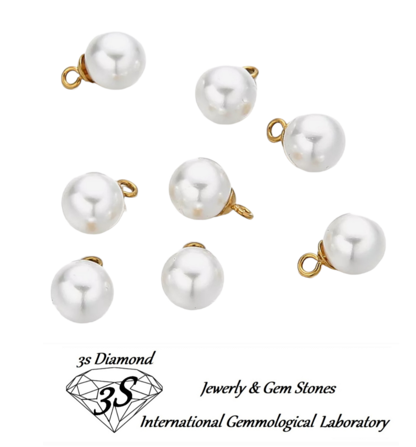 ciondolo in oro bianco con perla naturale australiane 9 mm