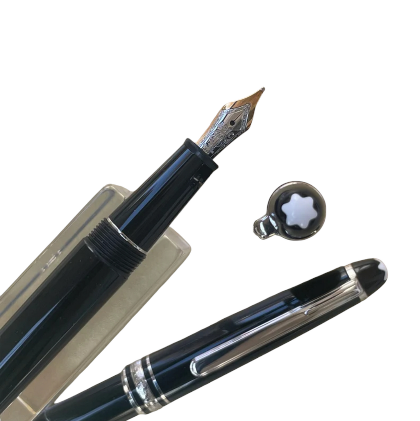 Montblanc Meisterstück Glacier Classique Pen, Fountain Pen and Ballpoint Pen Set