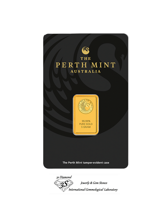 Lingotto oro puro 24k 5 grammi (the perth mint) Australia