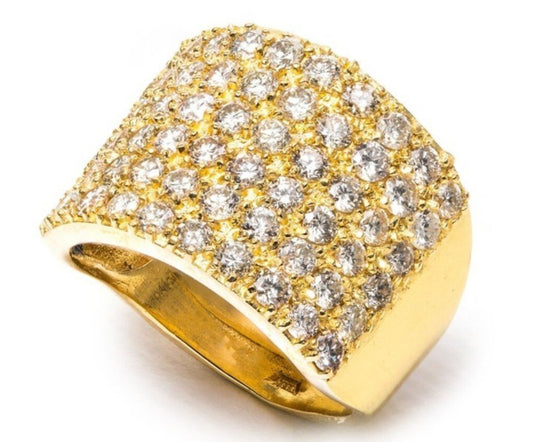 Anello - 18k Oro giallo - 2.05ct. tw. Diamante (Naturale) - Diamante