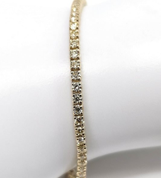 Bracciale - 18 carati Oro giallo - 1.80ct. tw. Diamante (Naturale) - Diamante