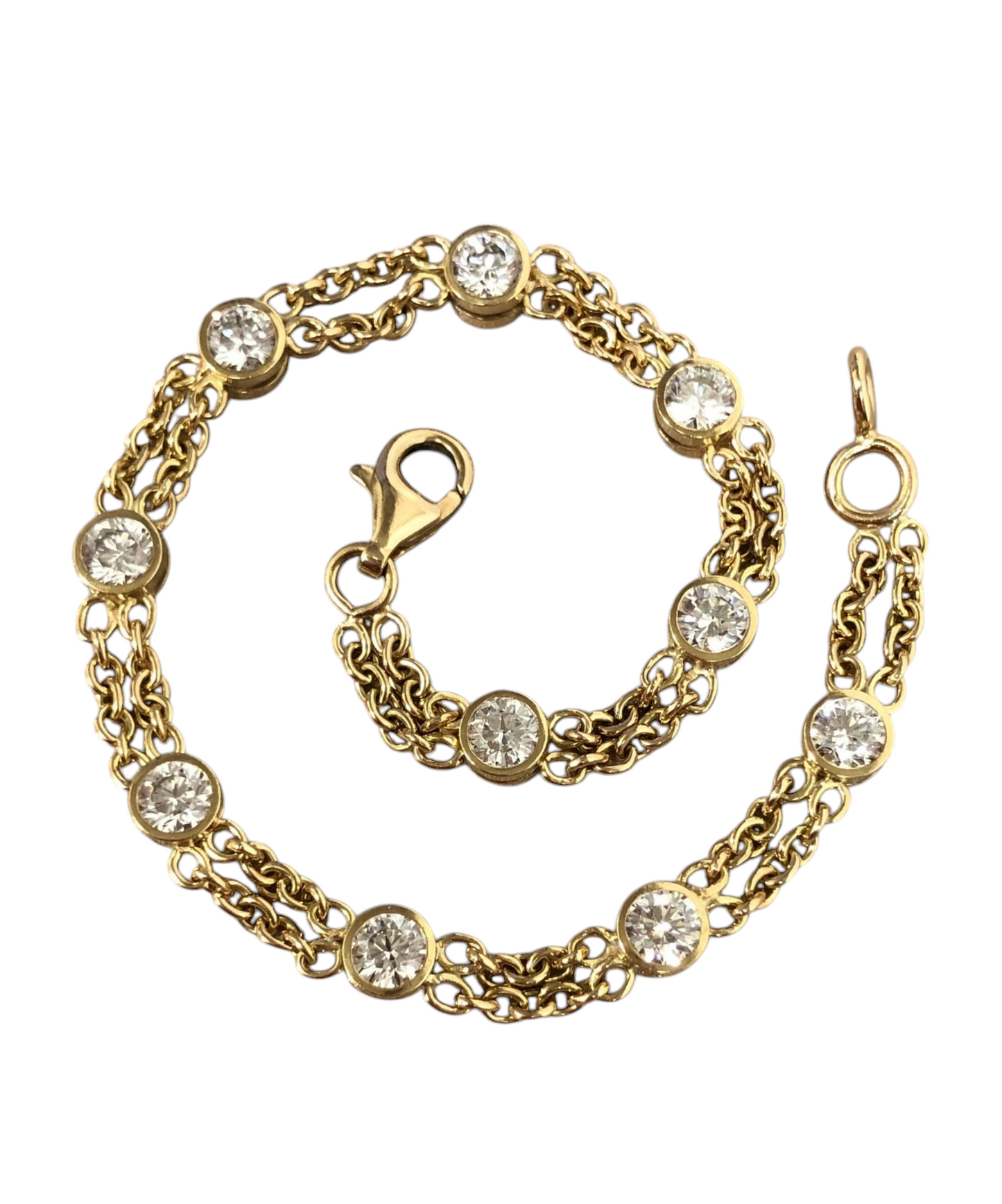 Bracciale in oro e diamante naturale 5.00ct