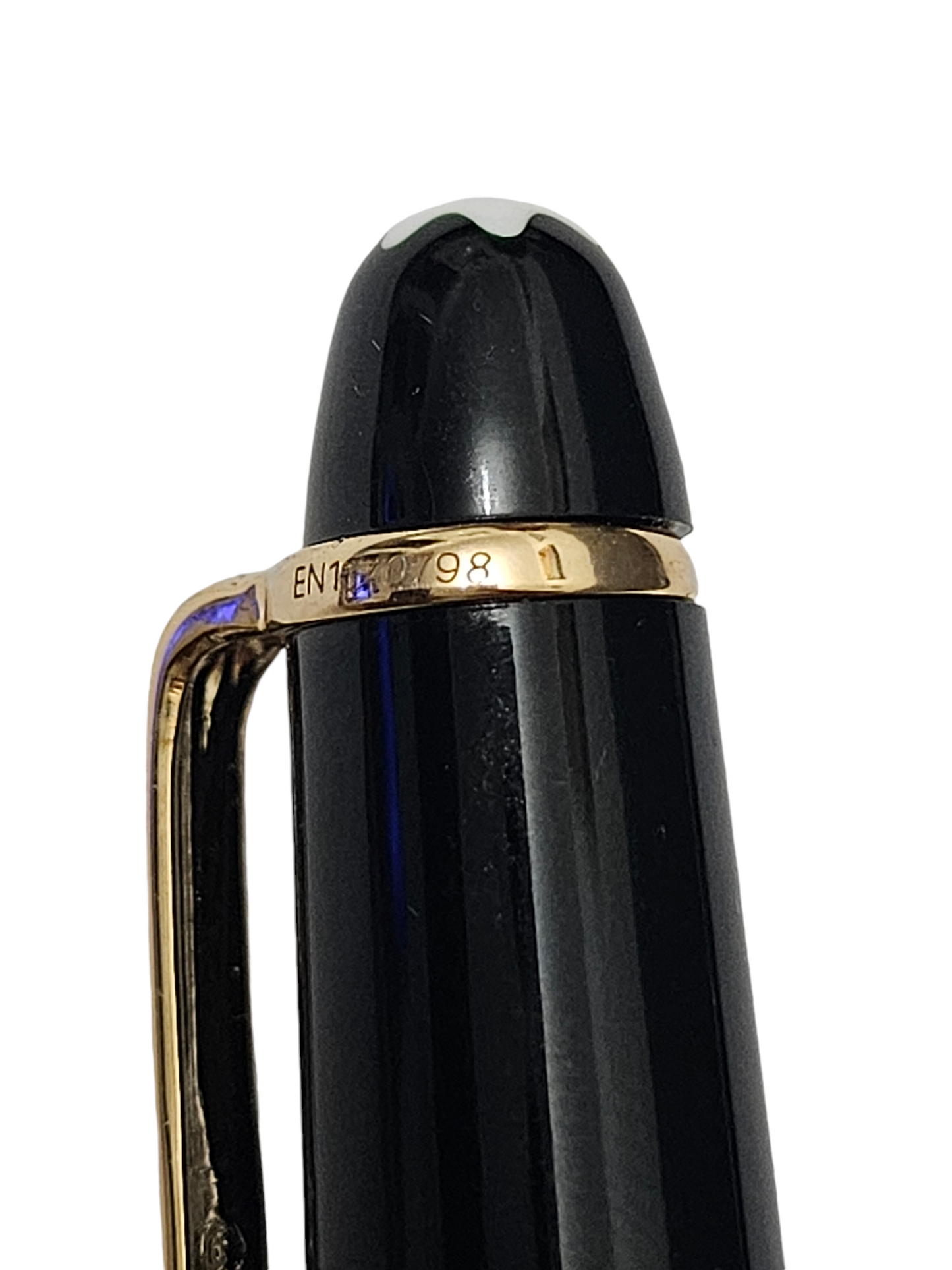 Bolígrafo Montblanc Meisterstück chapado en oro Classique 