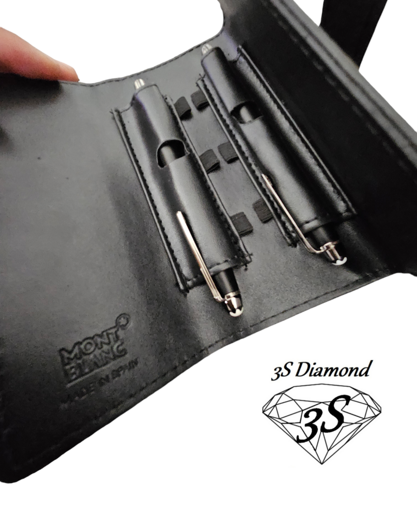 Juego de pluma, pluma estilográfica y bolígrafo Montblanc Meisterstück Glacier Classique 