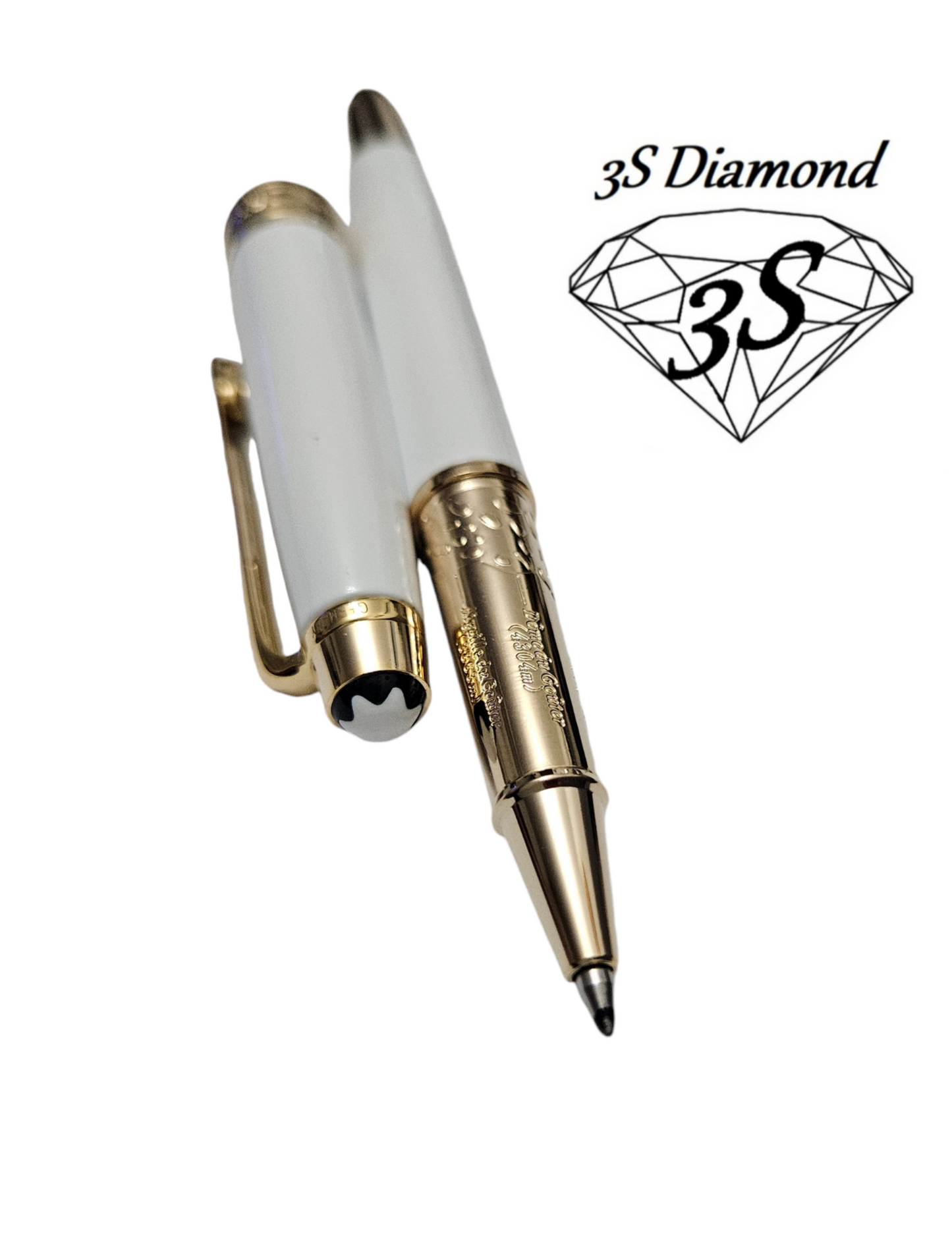Bolígrafo Montblanc Meisterstück Glacier Classique blanco