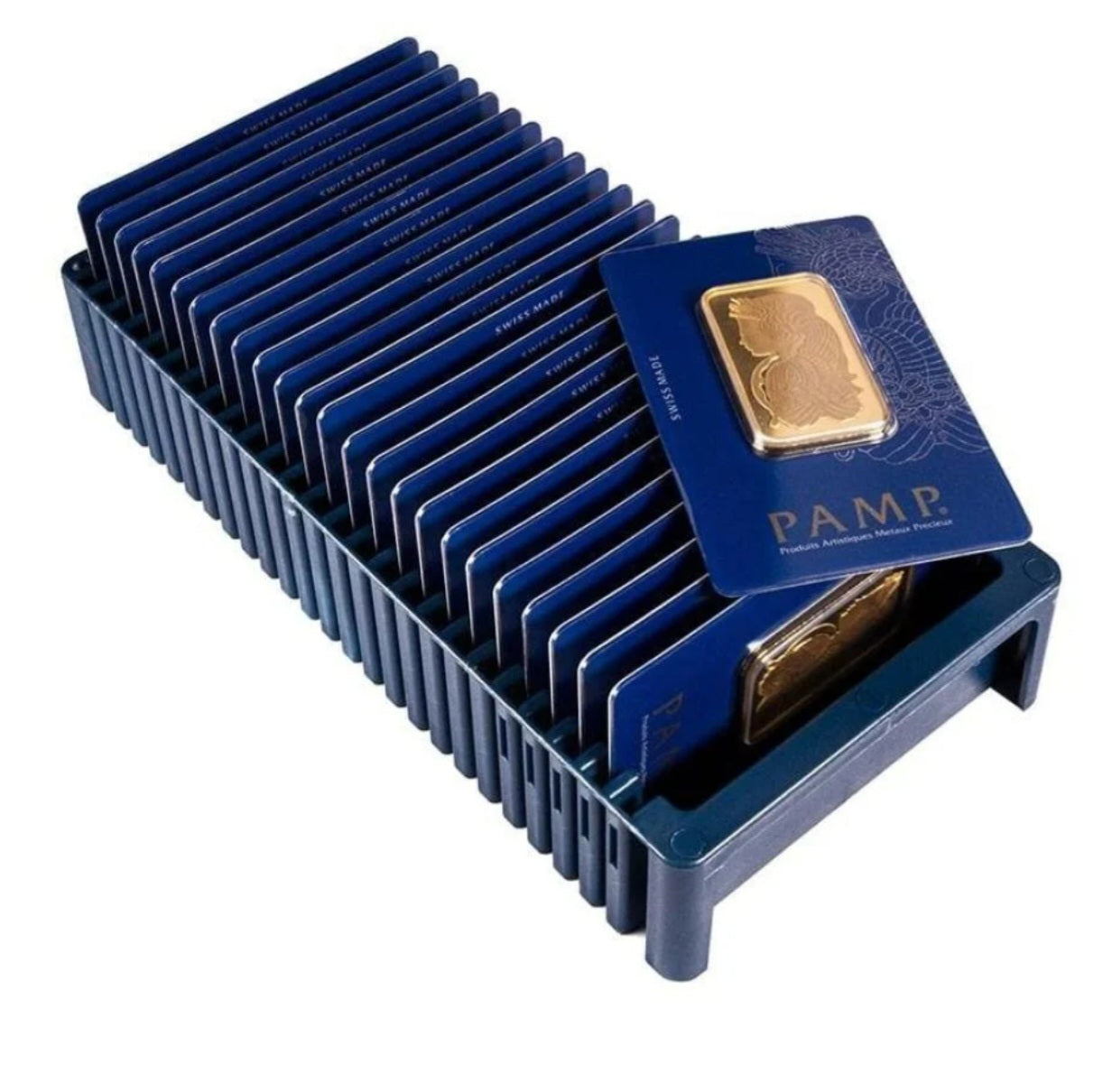 10 Lingotto d’oro pamp 24k 100 grammi