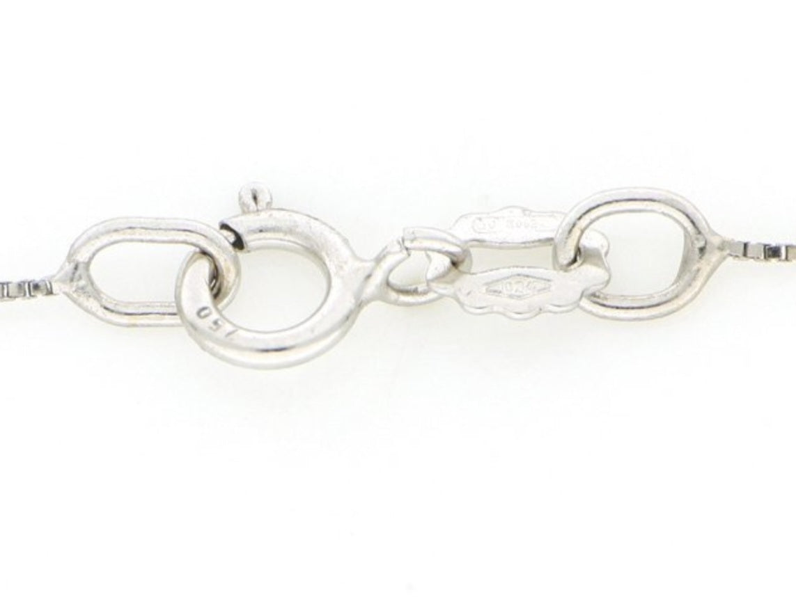 Ciondolo tennis in oro e diamante naturale 0.32ct