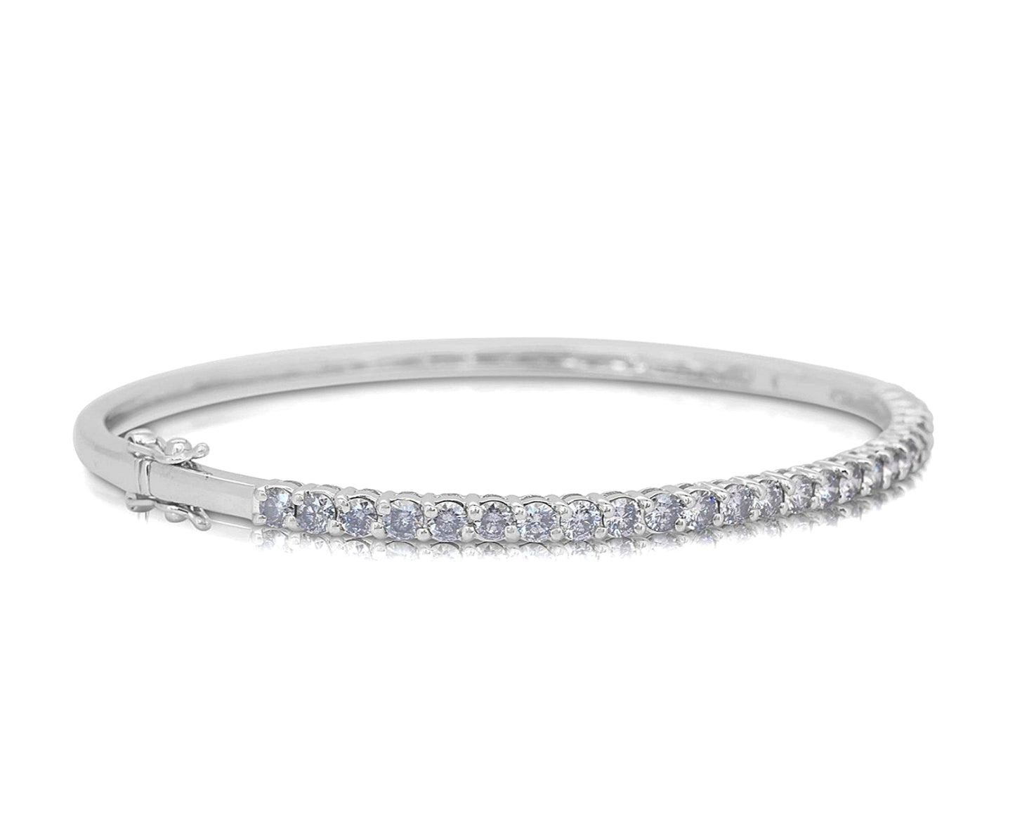 Bracciale - 18 carati Oro bianco - 2.61ct. tw. Diamante (Naturale)