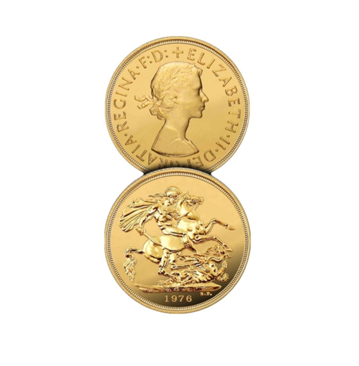 Sterlina oro 22kt Elisabetta II