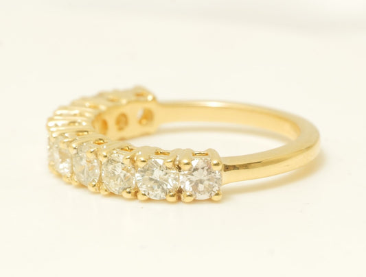 Anello riviera - 18k bianco - 1.72ct. tw. Diamante (Naturale) - Fede nuziale