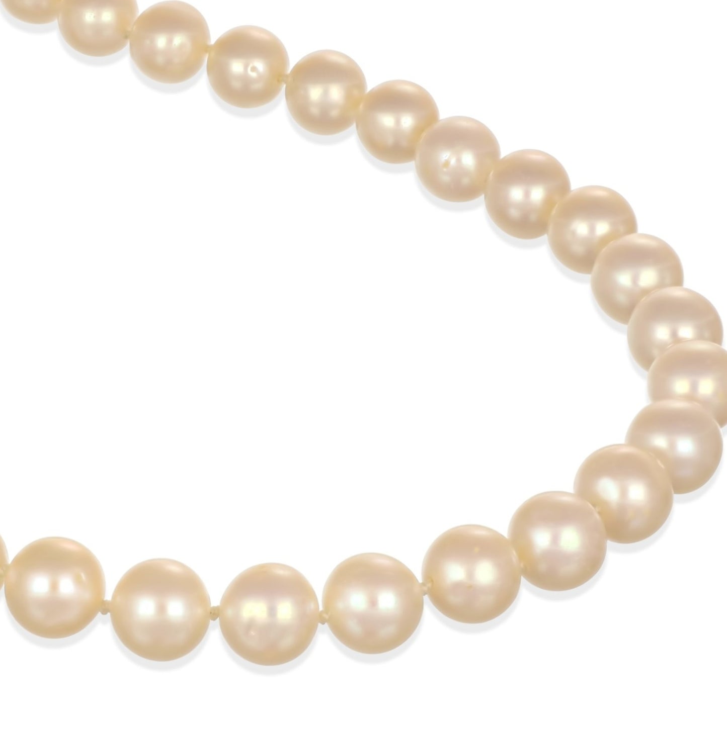 Collana in oro giallo 18k e perle naturale akoya