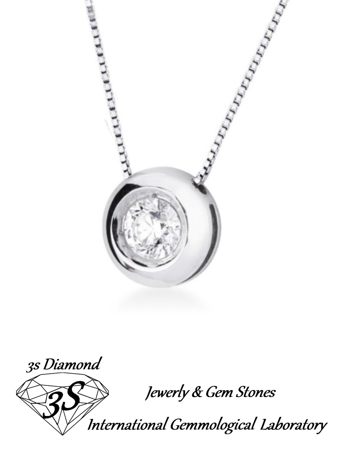 set completo ciondolo e orecchini  punto luce a cipollina in oro 18k 750 e 3 diamanti naturali 1,35 ct E F