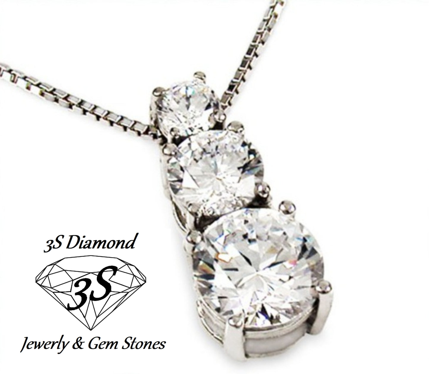 set completo trilogy ciondolo e orecchini punto luce in oro bianco 18k 750 e 9 diamanti naturali 2,10 ct E F