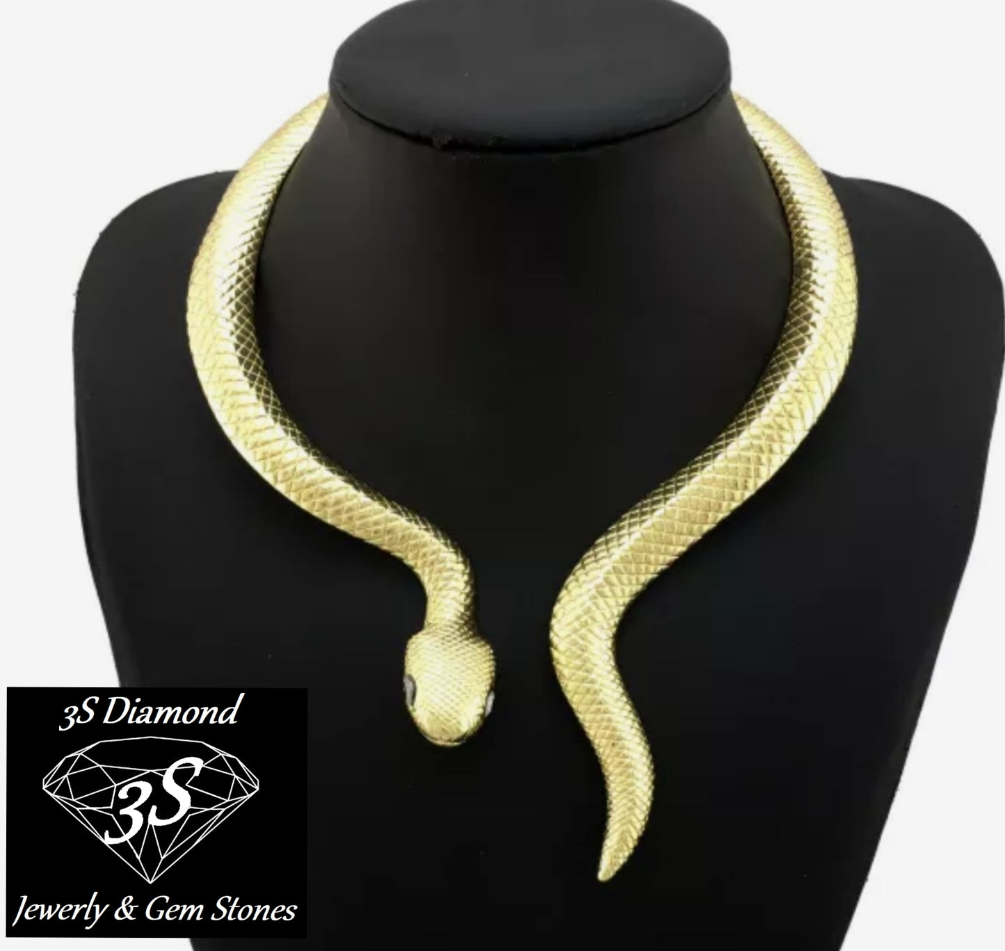 collana serpente 110 grammi oro 18k 750